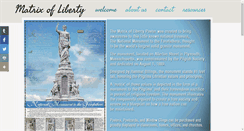 Desktop Screenshot of matrixofliberty.com