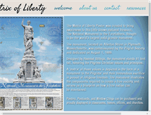 Tablet Screenshot of matrixofliberty.com